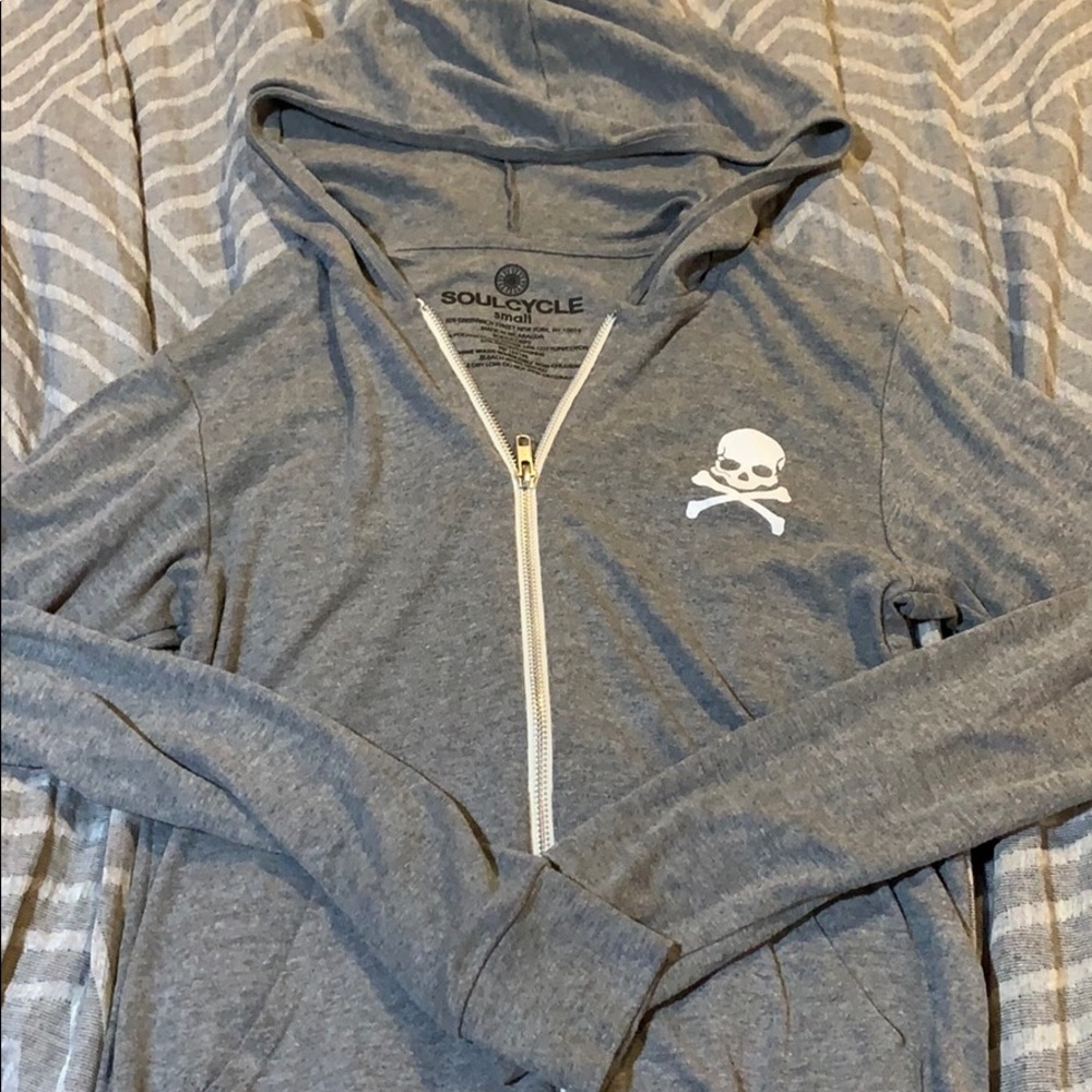 Grey SoulCycle Hoodie